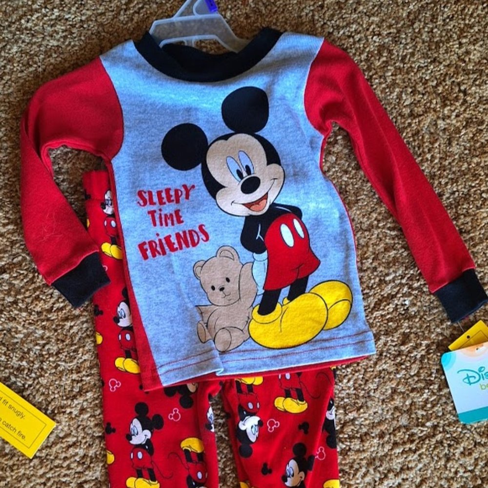 Disney Mickey Mouse 2-PC Pajama 12mths